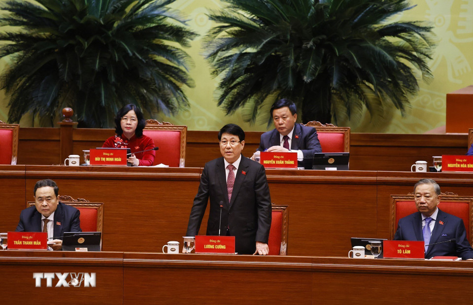 Đại hội Đảng XIV: Phiên thảo luận tại hội trường về các văn kiện Đại hội- Ảnh 19.