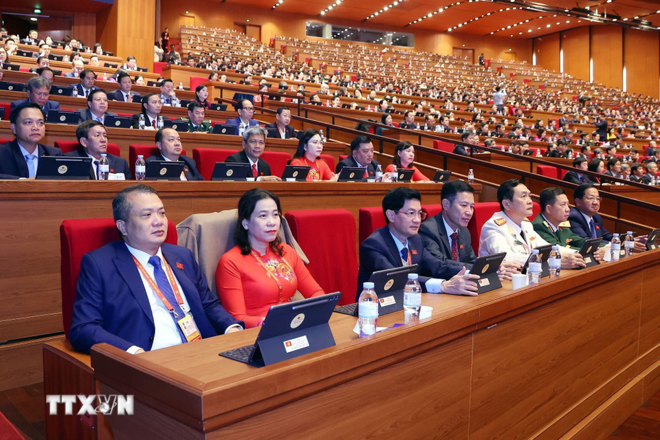 Đại hội Đảng XIV: Phiên thảo luận tại hội trường về các văn kiện Đại hội- Ảnh 23.