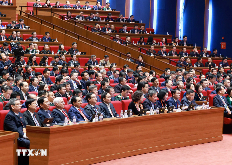 Đại hội Đảng XIV: Phiên thảo luận tại hội trường về các văn kiện Đại hội- Ảnh 26.