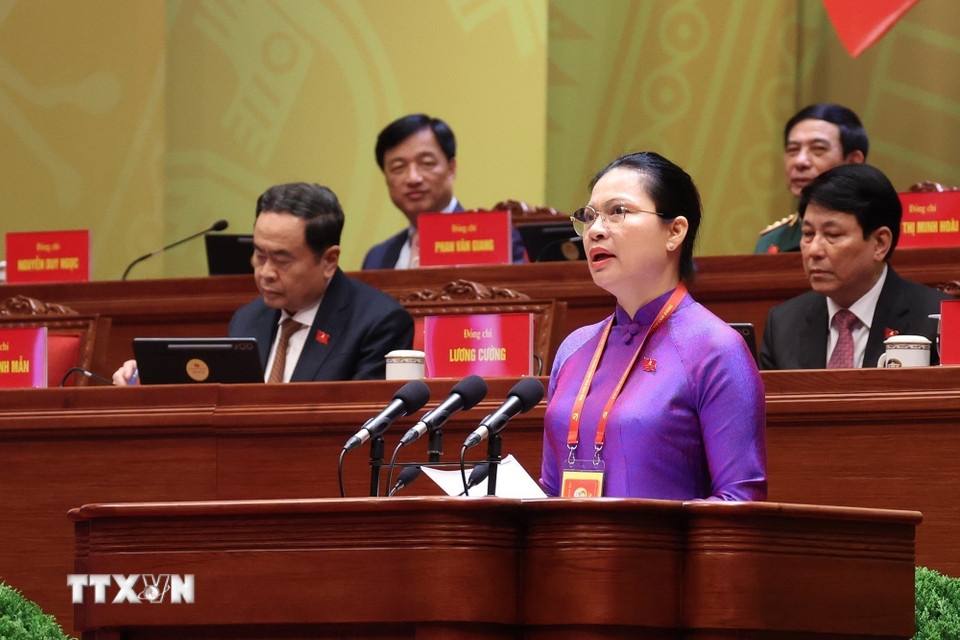 Đại hội Đảng XIV: Phiên thảo luận tại hội trường về các văn kiện Đại hội- Ảnh 27.