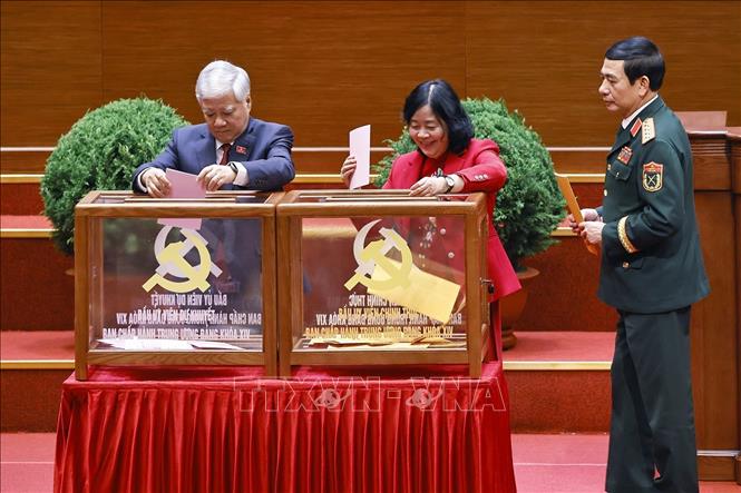 Đại hội XIV của Đảng: Bầu Ban Chấp hành Trung ương khóa XIV- Ảnh 11. Đại hội XIV của Đảng: Bầu Ban Chấp hành Trung ương khóa XIV- Ảnh 11.