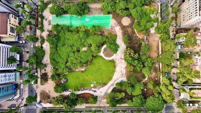 3 ngày nữa, TP. HCM có thêm một công viên trên đất 'kim cương' 4 mặt tiền- Ảnh 1. 3 ngày nữa, TP. HCM có thêm một công viên trên đất 'kim cương' 4 mặt tiền- Ảnh 1.