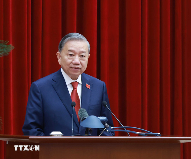 Ban Chấp hành TW Đảng khóa XIV thống nhất tuyệt đối bầu đồng chí Tô Lâm tiếp tục giữ chức Tổng Bí thư- Ảnh 2.