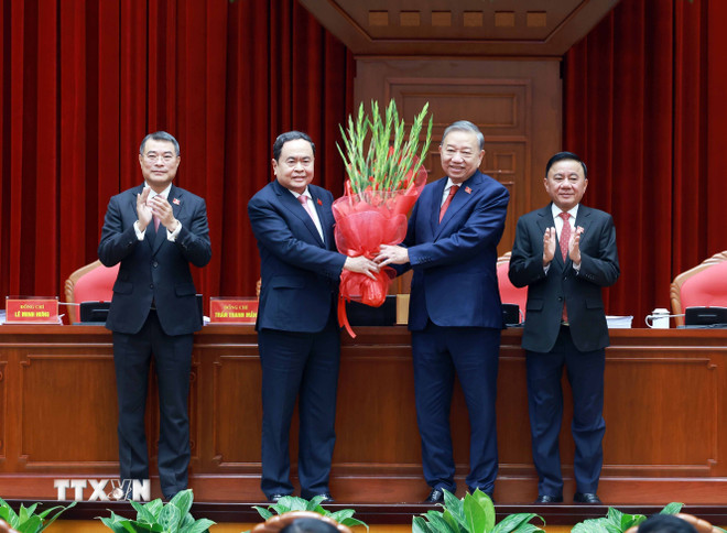 Đồng chí Tô Lâm tái đắc cử Tổng Bí thư Ban Chấp hành Trung ương Đảng khóa XIV- Ảnh 3.