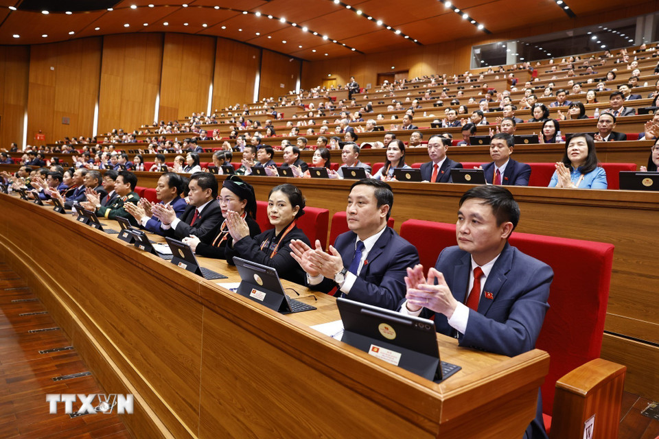 Toàn cảnh lễ Bế mạc Đại hội lần thứ XIV của Đảng Cộng sản Việt Nam- Ảnh 11.