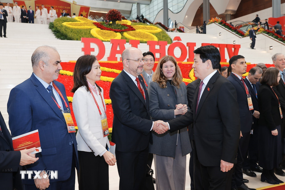 Toàn cảnh lễ Bế mạc Đại hội lần thứ XIV của Đảng Cộng sản Việt Nam- Ảnh 2.