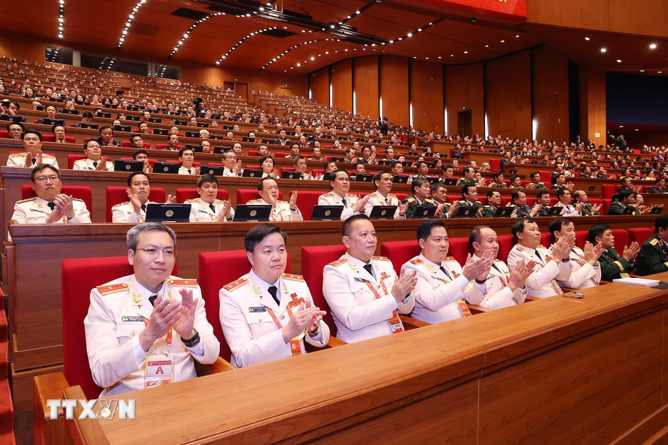 Toàn cảnh lễ Bế mạc Đại hội lần thứ XIV của Đảng Cộng sản Việt Nam- Ảnh 23.