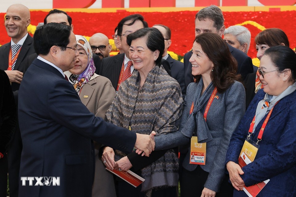 Toàn cảnh lễ Bế mạc Đại hội lần thứ XIV của Đảng Cộng sản Việt Nam- Ảnh 6.