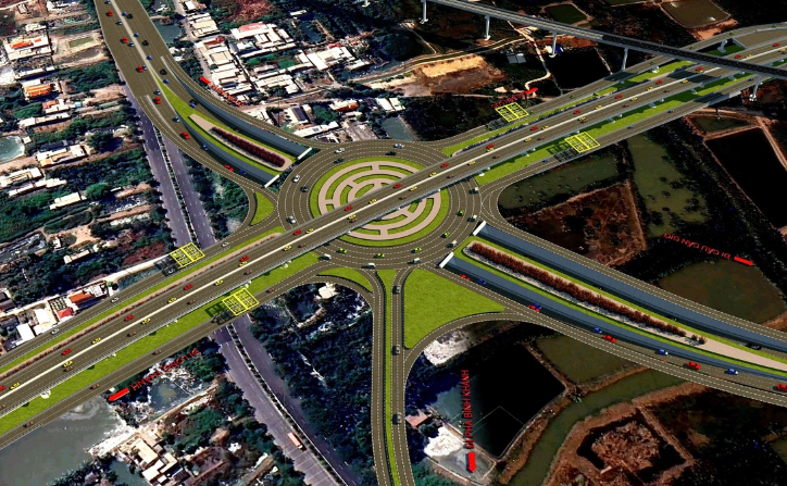 Nút giao 3.000 tỷ đầu tiên tại Việt Nam thiết kế theo tiêu chuẩn quốc tế như Singapore dự kiến hoàn thành sớm 6 tháng- Ảnh 2.