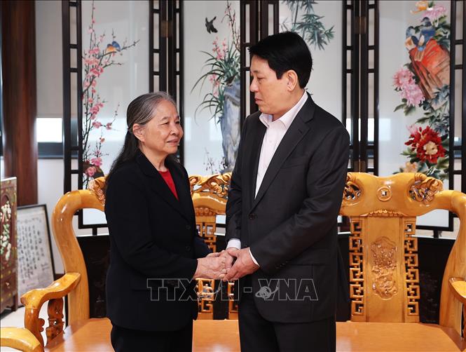 Chủ tịch nước Lương Cường dâng hương tưởng nhớ nguyên lãnh đạo Đảng, Nhà nước- Ảnh 4.