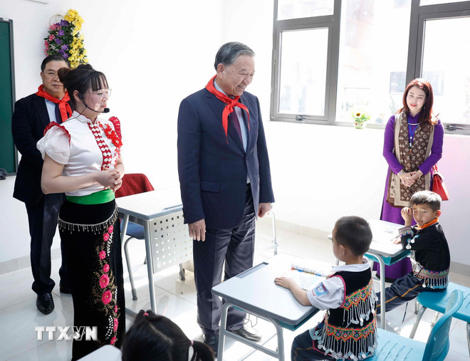 Tổng Bí thư: Tiếp tục nghiên cứu, mở rộng mô hình trường phổ thông nội trú liên cấp- Ảnh 3.