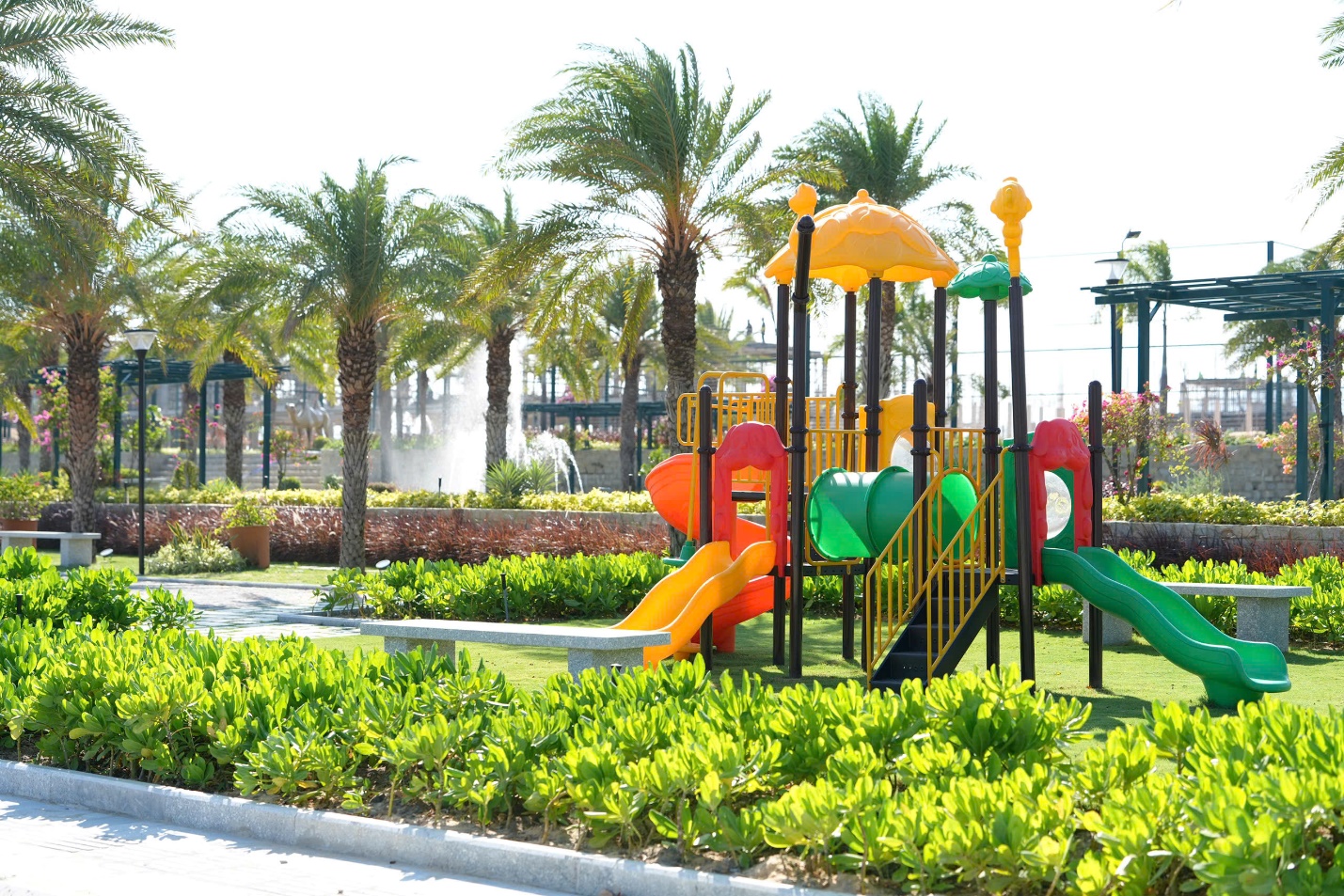 Khai trương công viên cảnh quan tiểu khu Maroc: Kích hoạt không gian sống tại sông Town, CaraWorld Cam Ranh- Ảnh 2. Khai trương công viên cảnh quan tiểu khu Maroc: Kích hoạt không gian sống tại sông Town, CaraWorld Cam Ranh- Ảnh 2.