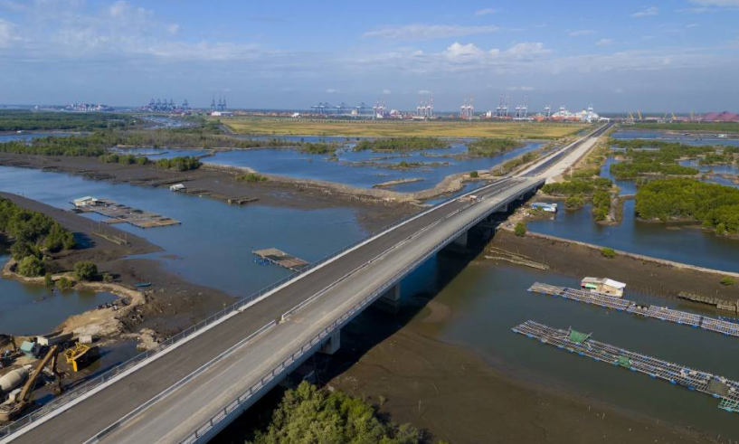 Tuyến đường 4.000 tỷ xuyên rừng ngập mặn, kết nối đến cảng nước sâu lớn nhất Việt Nam lùi thời hạn thông xe- Ảnh 2.