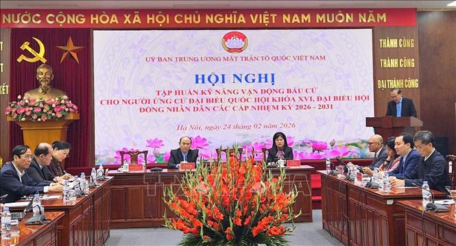 Tập huấn kỹ năng vận động bầu cử cho người ứng cử- Ảnh 2.
