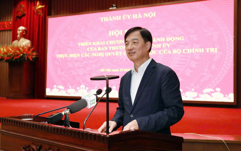 Hà Nội triển khai ngay các nghị quyết chiến lược của Bộ Chính trị- Ảnh 1. Hà Nội triển khai ngay các nghị quyết chiến lược của Bộ Chính trị- Ảnh 1.