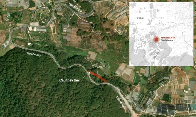 Cung đường đèo nổi tiếng ở Đà Lạt sắp có cầu cạn dài hơn 108m, băng qua điểm sạt lở- Ảnh 2.