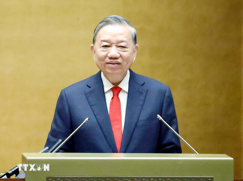 Tổng Bí thư Tô Lâm: Tăng cường “nội lực vật chất” và củng cố “nội lực tinh thần” trong giai đoạn phát triển mới- Ảnh 1. Tổng Bí thư Tô Lâm: Tăng cường “nội lực vật chất” và củng cố “nội lực tinh thần” trong giai đoạn phát triển mới- Ảnh 1.