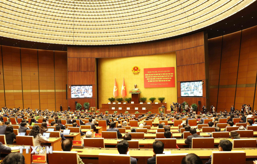 Học tập, quán triệt và triển khai thực hiện Nghị quyết số 79 và Nghị quyết số 80- Ảnh 1.