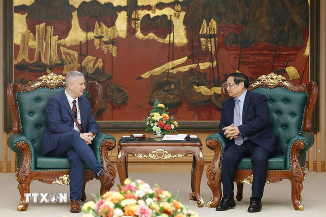 Thủ tướng Chính phủ Phạm Minh Chính tiếp Đại sứ Bỉ tại Việt Nam- Ảnh 2.