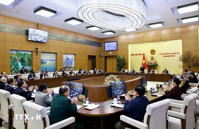 Khai mạc Phiên họp thứ 54 của Ủy ban Thường vụ Quốc hội- Ảnh 3.