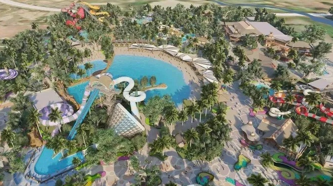 Sắp khai trương công viên nước 15ha tọa lạc bên bờ bãi biển đẹp nhất thành phố giàu nhất Việt Nam- Ảnh 1.