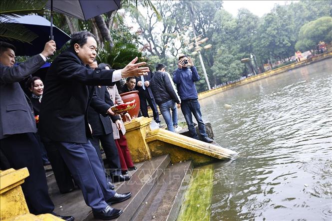 Chủ tịch Quốc hội Trần Thanh Mẫn dâng&nbsp;hương tưởng nhớ Chủ tịch Hồ Chí Minh tại Nhà 67- Ảnh 4.