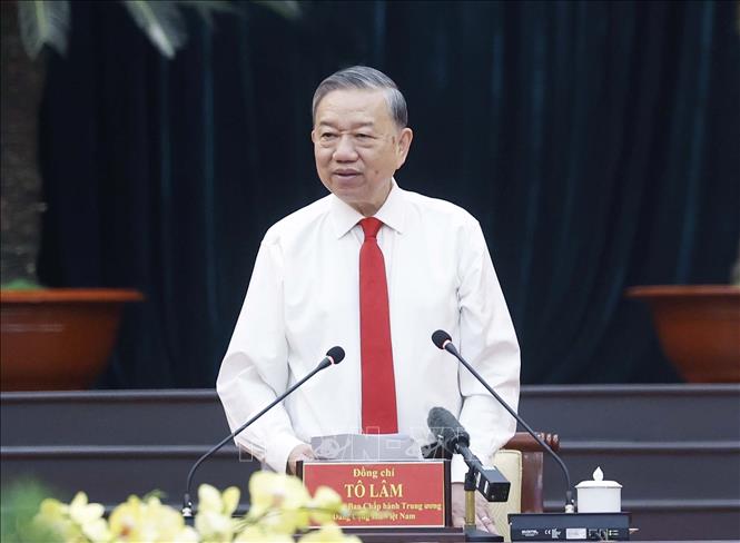 Tổng Bí thư Tô Lâm gặp mặt các đồng chí nguyên Ủy viên Trung ương Đảng khu vực phía Nam- Ảnh 3.