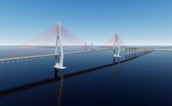 Giá dầu tăng, nhà đầu tư xin gia hạn nộp hồ sơ dự án siêu cầu gần 20.000 tỷ kết nối 2 tỉnh thành giàu nhất cả nước, kết thúc sứ mệnh bến phà có từ thời Pháp thuộc- Ảnh 1.