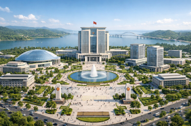 Tỉnh sắp lên TP trực thuộc Trung ương khảo sát vị trí xây trung tâm hành chính mới: Quy mô 1.500ha, tọa lạc tại vùng vịnh là hợp lưu của 6 con sông- Ảnh 2. Tỉnh sắp lên TP trực thuộc Trung ương khảo sát vị trí xây trung tâm hành chính mới: Quy mô 1.500ha, tọa lạc tại vùng vịnh là hợp lưu của 6 con sông- Ảnh 2.