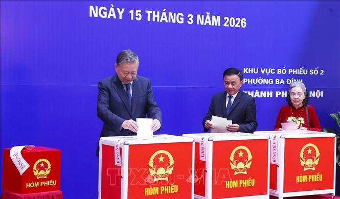 Hoàn thành tốt đẹp công tác bỏ phiếu bầu cử trên cả nước- Ảnh 1. Hoàn thành tốt đẹp công tác bỏ phiếu bầu cử trên cả nước- Ảnh 1.