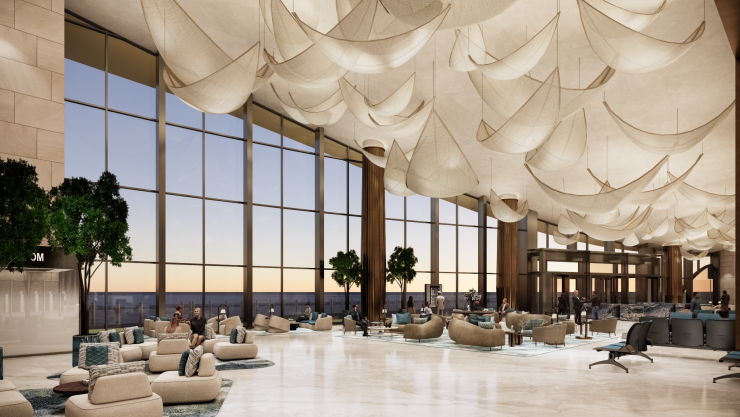 Khoảng 6 tháng nữa, Việt Nam sẽ có ga hàng không VIP: Đón được chuyên cơ quy mô 300 khách, cảm hứng thiết kế từ đại dương- Ảnh 2. Khoảng 6 tháng nữa, Việt Nam sẽ có ga hàng không VIP: Đón được chuyên cơ quy mô 300 khách, cảm hứng thiết kế từ đại dương- Ảnh 2.