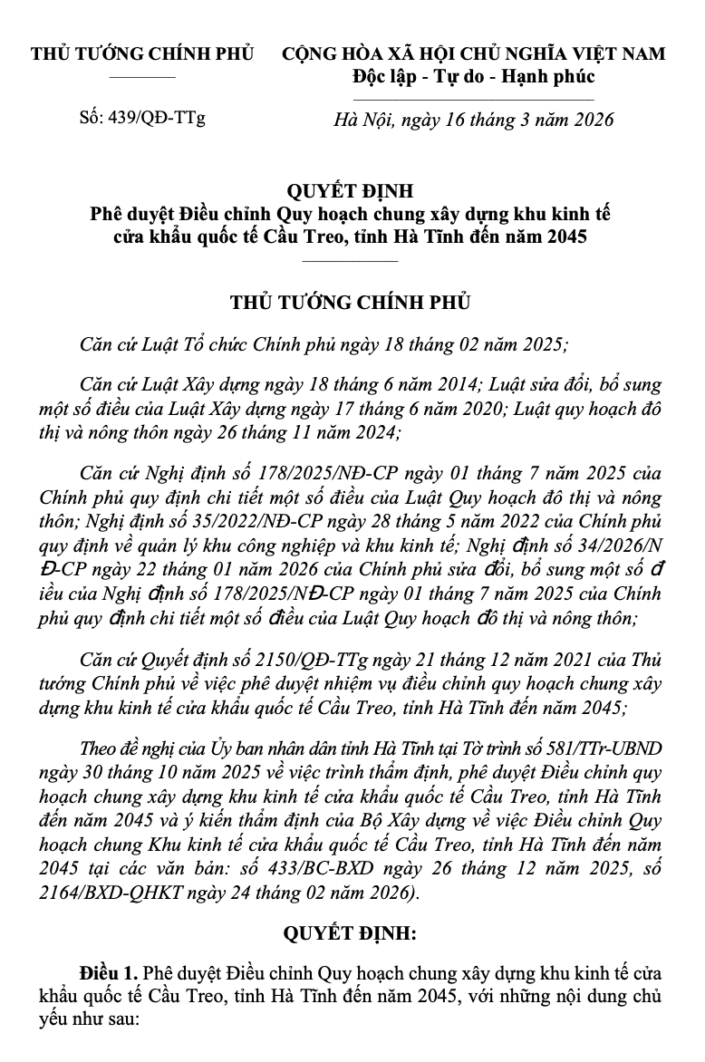 Việt Nam sẽ có thêm khu kinh tế cửa khẩu tầm cỡ quốc tế, quy mô gần 60.000ha trải dài 3 xã- Ảnh 1.