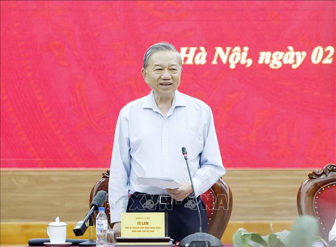 Tổng Bí thư Tô Lâm: Hoàn thiện "bản thiết kế tổng thể" cho mô hình tăng trưởng kinh tế hai con số- Ảnh 1. Tổng Bí thư Tô Lâm: Hoàn thiện "bản thiết kế tổng thể" cho mô hình tăng trưởng kinh tế hai con số- Ảnh 1.