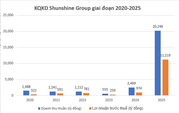 Sunshine Group sau tái cấu trúc: Tăng tốc M&A quỹ đất và tham vọng lợi nhuận 15.000 tỷ- Ảnh 1.