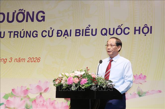 Bồi dưỡng, giới thiệu về Quốc hội cho người lần đầu trúng cử đại biểu Quốc hội- Ảnh 1.