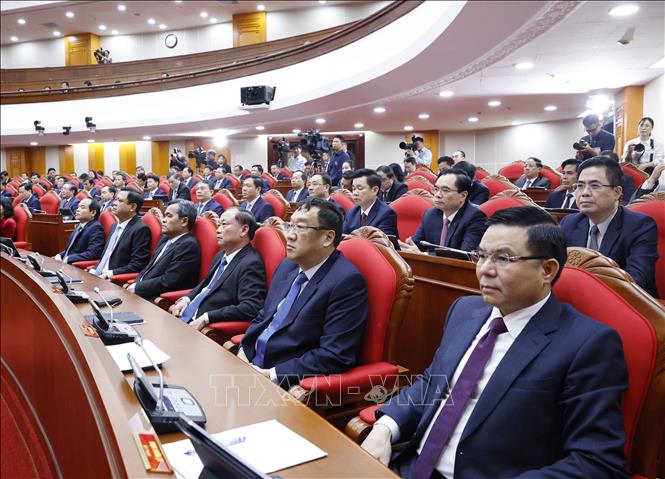 Bế mạc Hội nghị lần thứ 2 BCH TƯ Đảng khóa XIV: Thống nhất cao về những vấn đề lớn, hệ trọng- Ảnh 6.