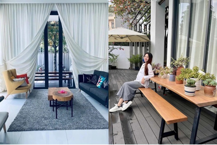 Biệt thự sân vườn bạc tỷ bề thế ở ngoại ô TP. HCM của vợ chồng Lý Hải - Minh Hà: Vị trí đắc địa, nội thất bằng gỗ cao cấp- Ảnh 4.