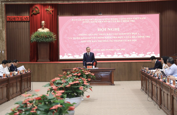 Bộ Chính trị tiếp tục giám sát Hà Nội trong việc thực hiện mục tiêu tăng trưởng hai con số- Ảnh 1. Bộ Chính trị tiếp tục giám sát Hà Nội trong việc thực hiện mục tiêu tăng trưởng hai con số- Ảnh 1.