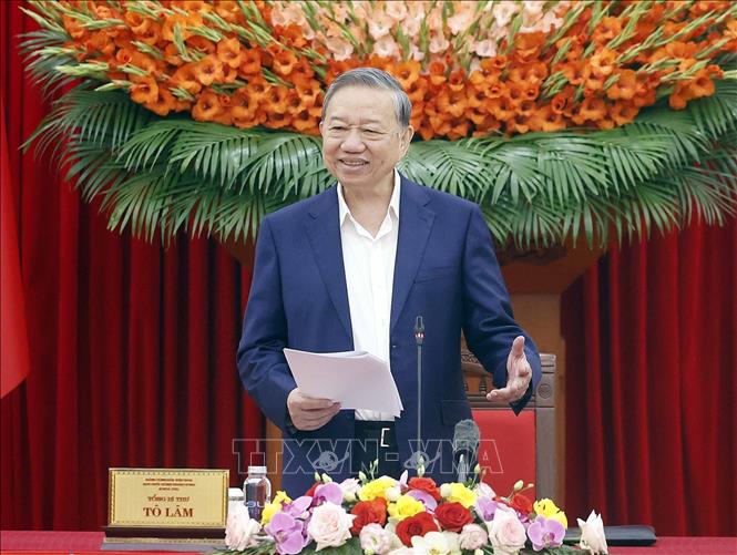 Tổng Bí thư Tô Lâm: Cơ sở lý luận và thực tiễn cho các quyết sách chiến lược trong giai đoạn phát triển mới- Ảnh 4. Tổng Bí thư Tô Lâm: Cơ sở lý luận và thực tiễn cho các quyết sách chiến lược trong giai đoạn phát triển mới- Ảnh 4.