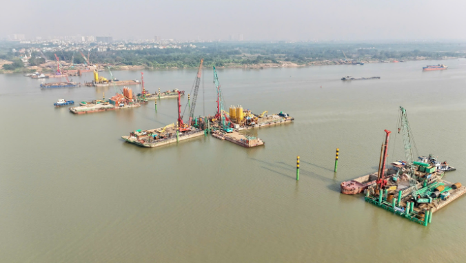 Siêu cầu 16.000 tỷ mang tên danh tướng huyền thoại bắc qua dòng sông biểu tượng của Thủ đô: Tăng tốc ngay sau Tết, phấn đấu hoàn thành nhanh nhất Việt Nam- Ảnh 1.