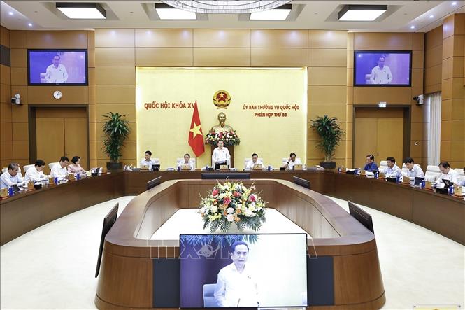 Khai mạc Phiên họp thứ 56 của Ủy ban Thường vụ Quốc hội khóa XV- Ảnh 2.