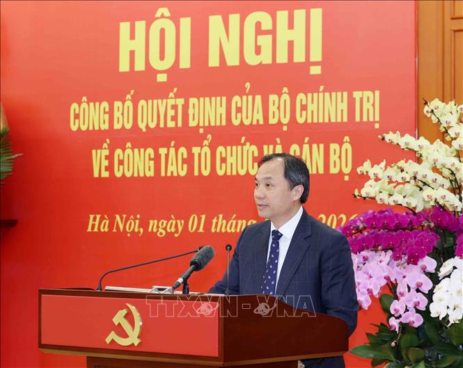 Hội nghị công bố Quyết định của Bộ Chính trị về công tác tổ chức và cán bộ của 5 cơ quan- Ảnh 2.