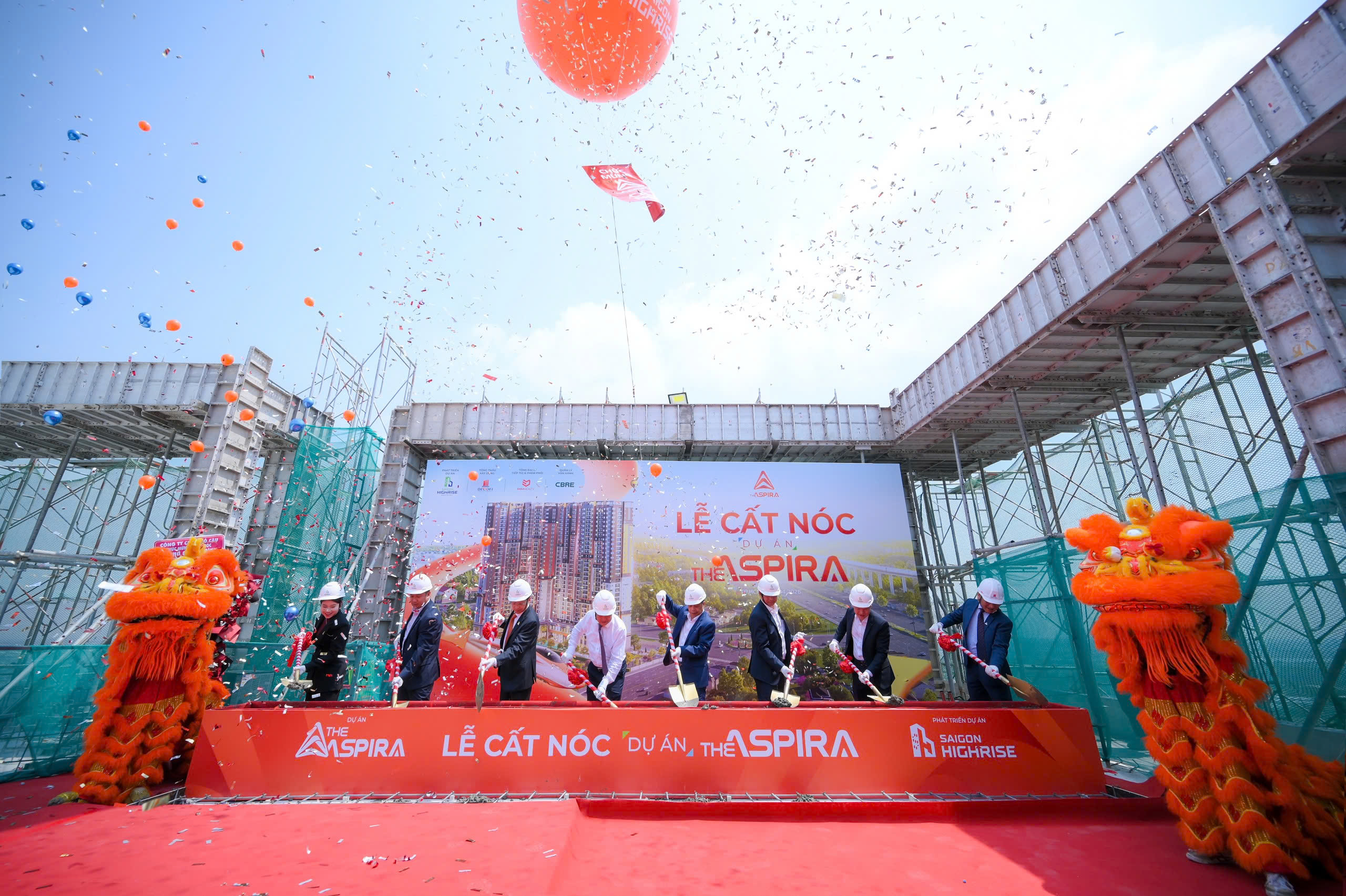 The Aspira cất nóc vượt tiến độ: Bảo chứng năng lực triển khai của Sai Gon High Rise