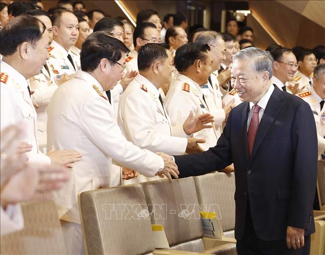 Tổng Bí thư, Chủ tịch nước dự Lễ kỷ niệm 80 năm Ngày truyền thống Tham mưu Công an nhân dân- Ảnh 2.
