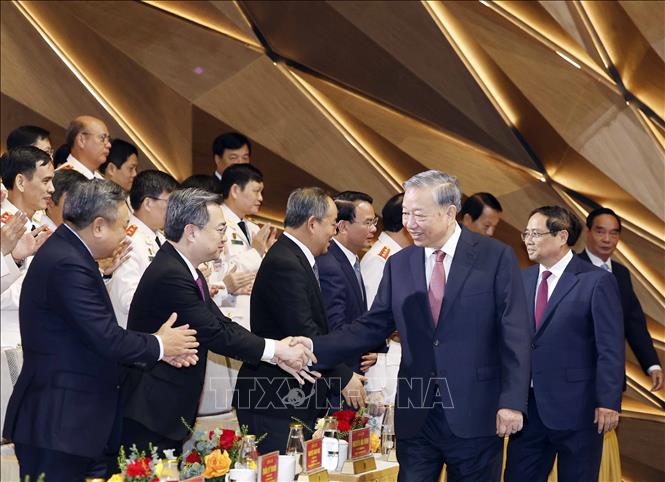 Tổng Bí thư, Chủ tịch nước dự Lễ kỷ niệm 80 năm Ngày truyền thống Tham mưu Công an nhân dân- Ảnh 3.