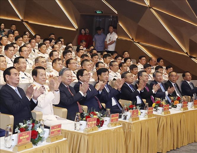 Tổng Bí thư, Chủ tịch nước dự Lễ kỷ niệm 80 năm Ngày truyền thống Tham mưu Công an nhân dân- Ảnh 5.