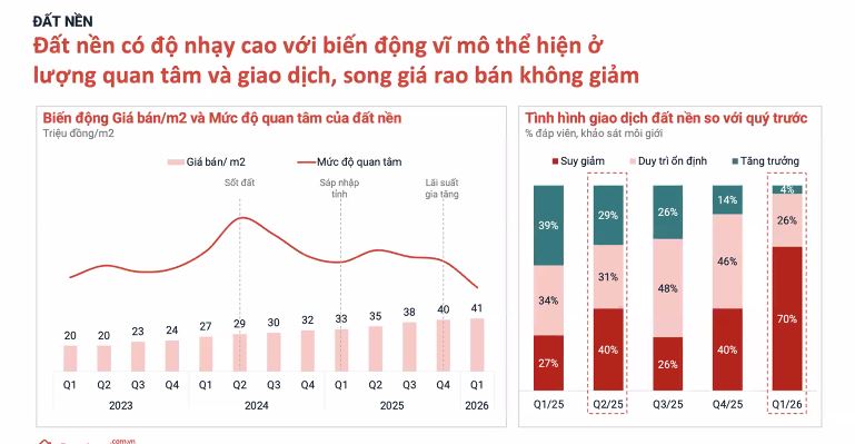 Nghịch lý thanh khoản giảm nhưng giá đất vẫn neo cao: Chuyên gia nói gì?- Ảnh 1.