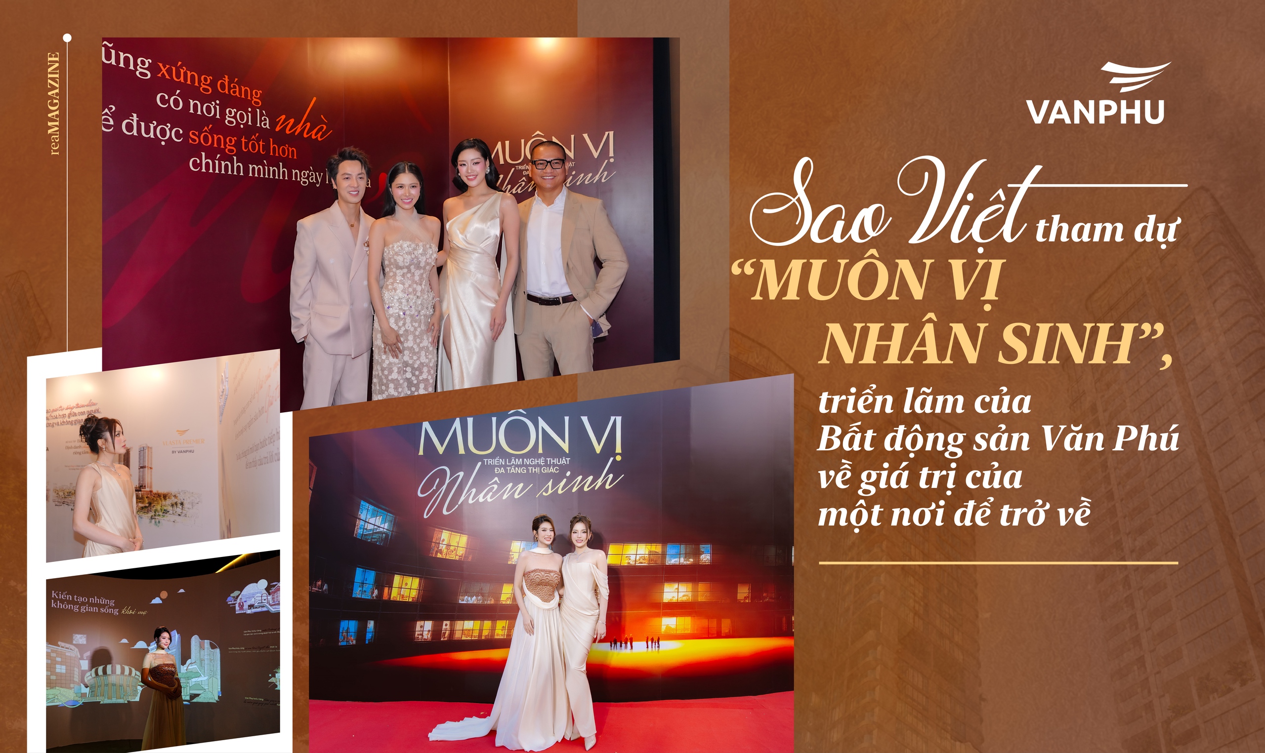 Sao Việt tham dự “Muôn vị nhân sinh”, triển lãm của Bất động sản Văn Phú về giá trị của một nơi để trở về