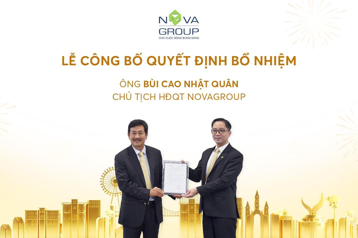 Ông Bùi Cao Nhật Quân làm Chủ tịch NovaGroup- Ảnh 1.