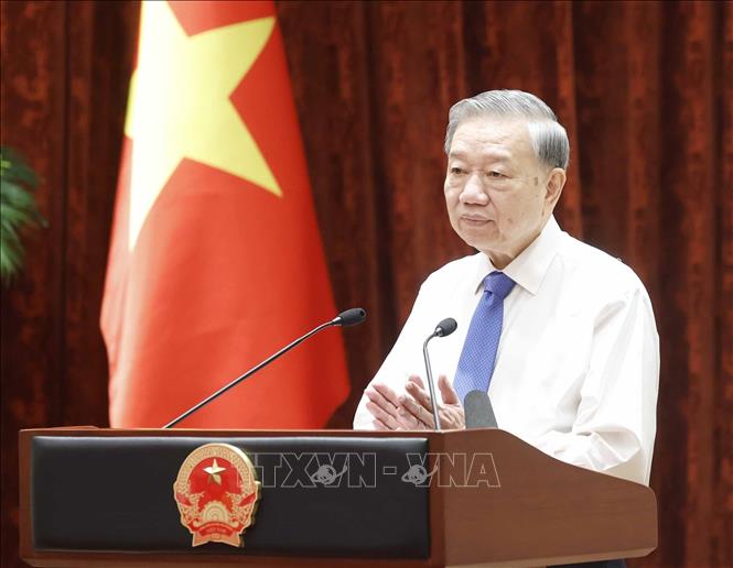 Tổng Bí thư, Chủ tịch nước Tô Lâm tiếp các già làng, trưởng bản, nghệ nhân, người có uy tín tiêu biểu toàn quốc- Ảnh 1.